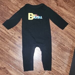 Target Black 'Black Beautiful' Kids Jumpsuit Size 12 Months